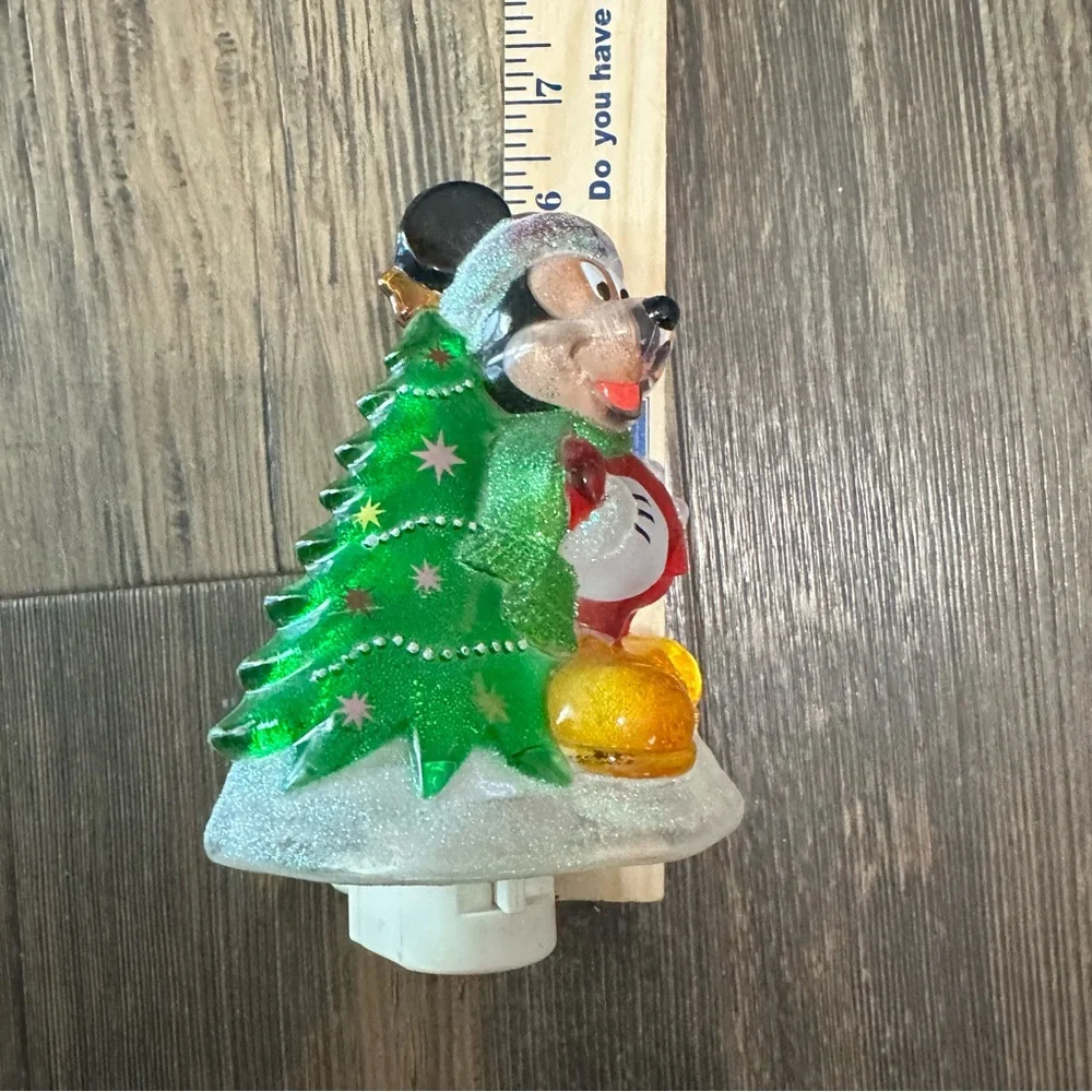 Mickey Mouse Santa acrylic night light Christmas decoration on off switch